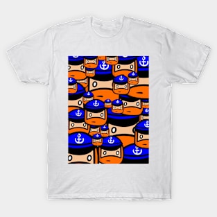 Multi sailor heads T-Shirt